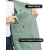imageOutdoor Ventures Packable Rain Jacket Women Lightweight Waterproof Raincoat with Hood Cycling Bike JacketAqua Tone