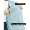 imageOutdoor Ventures Packable Rain Jacket Women Lightweight Waterproof Raincoat with Hood Cycling Bike JacketMint Blue