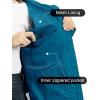 imageOutdoor Ventures Packable Rain Jacket Women Lightweight Waterproof Raincoat with Hood Cycling Bike JacketNew Blue
