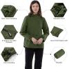 imageOutdoor Ventures Packable Rain Jacket Women Lightweight Waterproof Raincoat with Hood Cycling Bike JacketOlive