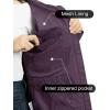 imageOutdoor Ventures Packable Rain Jacket Women Lightweight Waterproof Raincoat with Hood Cycling Bike JacketPlum Purple