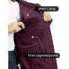 imageOutdoor Ventures Packable Rain Jacket Women Lightweight Waterproof Raincoat with Hood Cycling Bike JacketWine Red