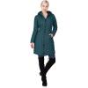imageOutdoor Ventures Womens Maryan Hooded Ultra Lightweight Warm Thermolite Long Puffer CoatTealmatteavg36 Long Length