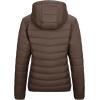 imageOutdoor Ventures Womens Packable Lightweight FullZip Puffer Jacket with Hood Quilted Winter CoatBrownfold in Pocket