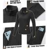 imageOutdoor Ventures Womens Full Zip Up Athletic Jacket Lightweight Workout Running Jacket with Pockets for Hiking Yoga GymBlack