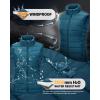 imageOutdoor Ventures Womens Lightweight Puffer Vest Outerwear Zip Up Warm Sleeveless Winter Jacket Padded Gilet Quilted CoatModern Blue