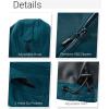 imageOutdoor Ventures Womens Softshell Jacket with Removable Hood Insulated Windbreaker Waterproof Warm Fleece Lined CoatModern Blue