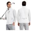 imageOutdoor Ventures Mens Windproof Softshell Vest Outerwear Lightweight Sleeveless Jacket for Running Golf Hiking TravelWhite