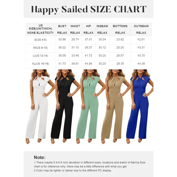 Happy Sailed Jumpsuits for Women Hollow Out High Waist Wide Leg One Piece Romper Long Pants Summer Outfits
