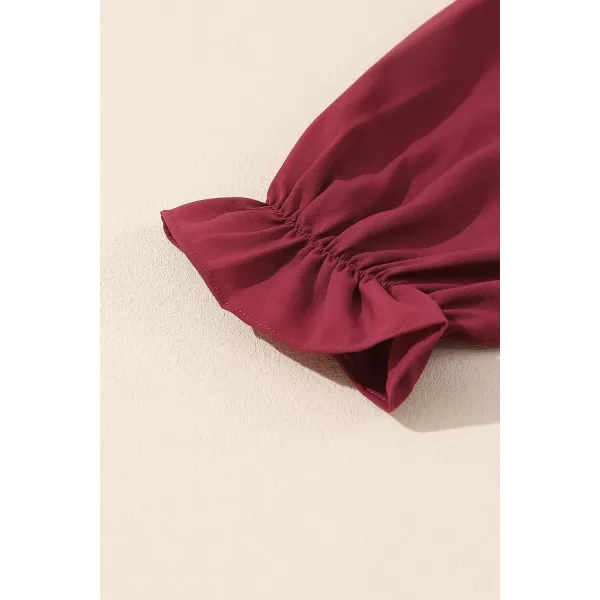 Happy Sailed Women Off Shoulder Casual Maxi Dresses Short Sleeve High Low Ruffle Bridesmaid Evening Party Dress
