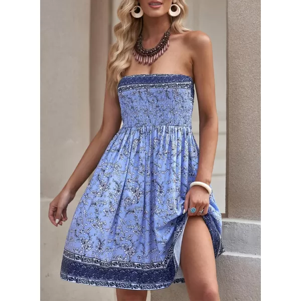 Happy Sailed Women Summer Halter Neck Dress Floral Print Bohemian Beach Dresses S-XL