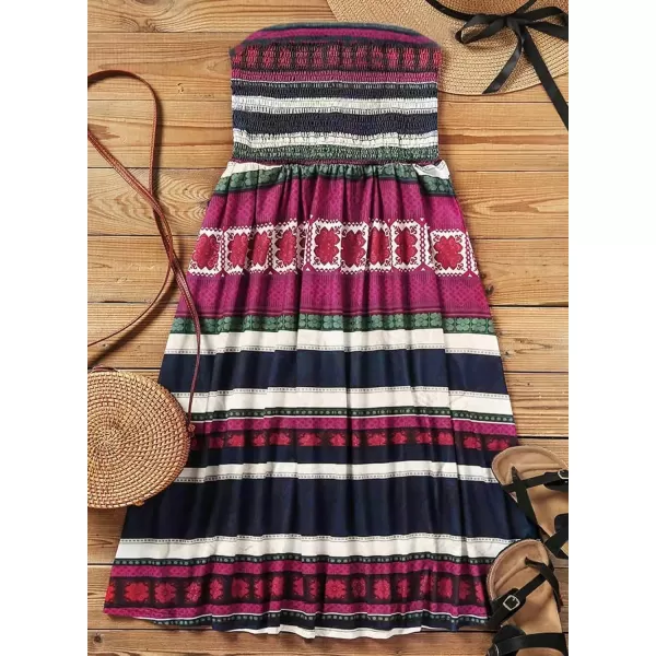 Happy Sailed Women Summer Halter Neck Dress Floral Print Bohemian Beach Dresses S-XL