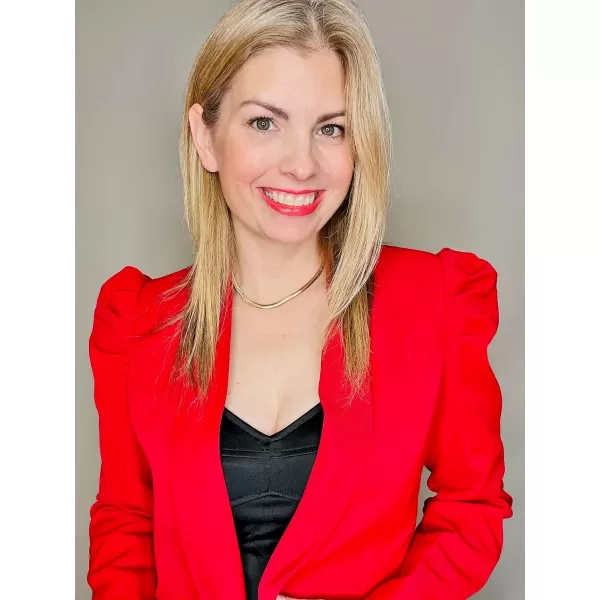 Happy Sailed Womens Blazer 2023 Open Front Puff Sleeve Office Blazers Bussiness Casual Jackets Work Suit with Pockets
