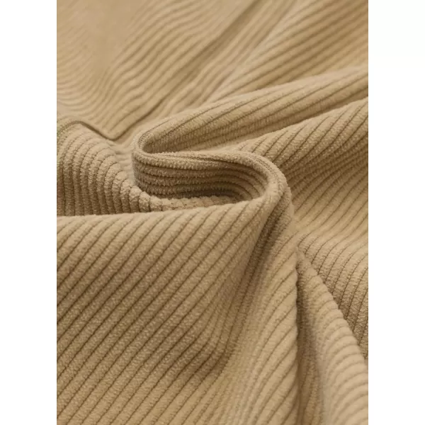 Happy Sailed Womens Corduroy Skirts Fall Winter High Waist Button Down A-line Short Mini Skirt with Pockets