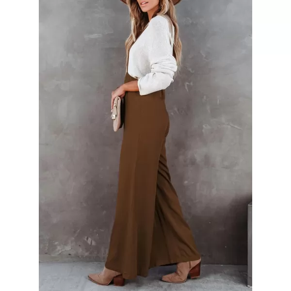 Happy Sailed Womens Jumpsuits Casual Spaghetti Strap Wide Leg Split Belted Jumpsuit Long Pants Romper Summer Outfits 2023