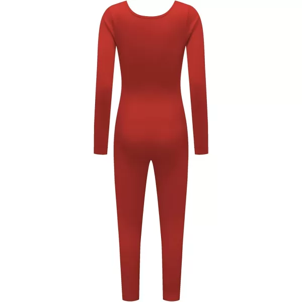 Happy Sailed Women's Jumpsuits Ribbed One Piece Workout Rompers Long Sleeve Front Zipper Bodycon Yoga Romper for Exercise