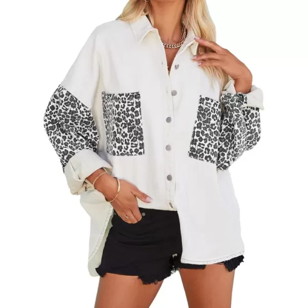 Contrast Leopard White