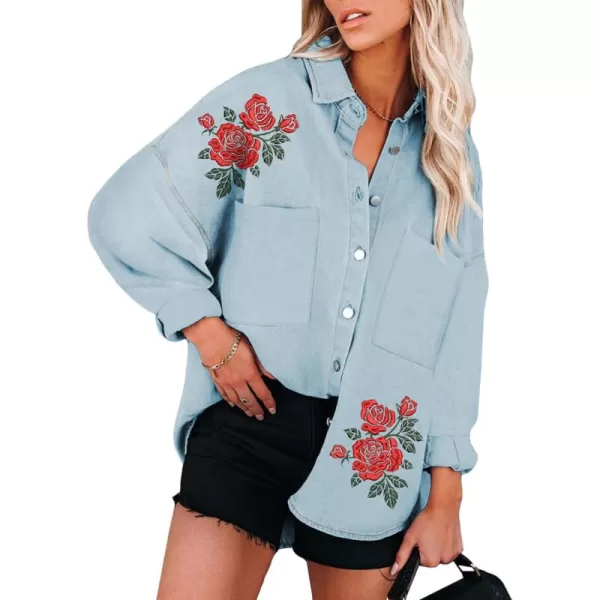 Embroidery Sky Blue