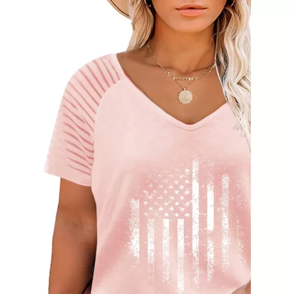 Happy Sailed Womens Plus Size Fall Tops Long Sleeve V Neck Loose Casual Tee Shirt