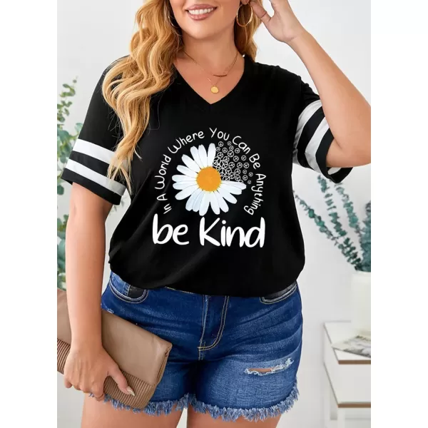 Happy Sailed Womens Plus Size Tunic Tops Summer Short Sleeve V Neck/Crew Neck Loose Casual Tee Shirt