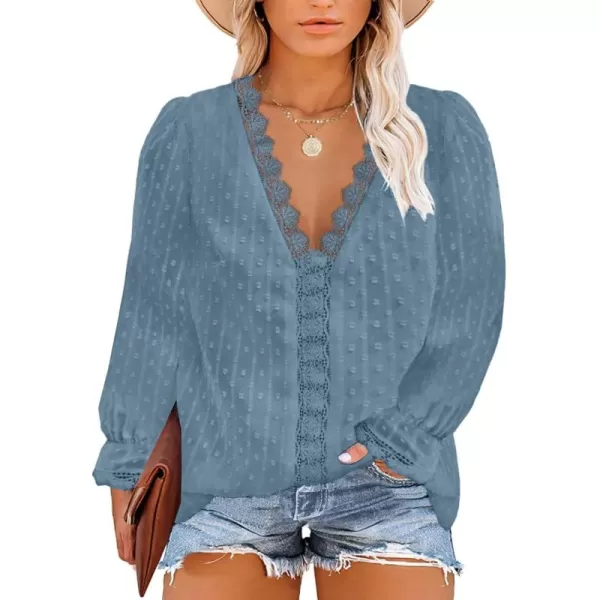 Happy Sailed Womens Plus Size Tunic Tops Summer Short Sleeve V Neck/Crew Neck Loose Casual Tee Shirt