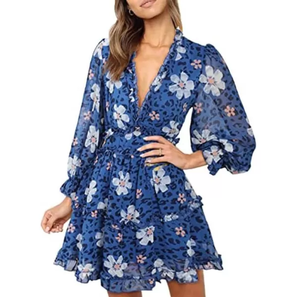 New Floral Navy Blue
