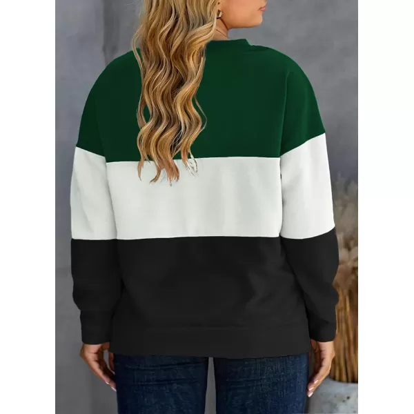 Happy Sailed Womens Tie Dye Printed Sweatshirt Loose Casual Long Sleeve Crewneck Striped Pullover Tops
