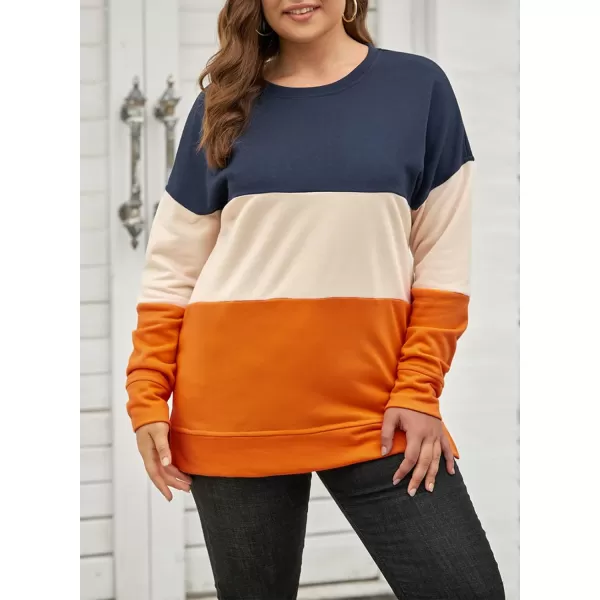 Happy Sailed Womens Tie Dye Printed Sweatshirt Loose Casual Long Sleeve Crewneck Striped Pullover Tops