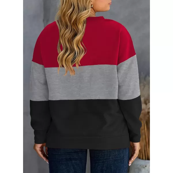 Happy Sailed Womens Tie Dye Printed Sweatshirt Loose Casual Long Sleeve Crewneck Striped Pullover Tops