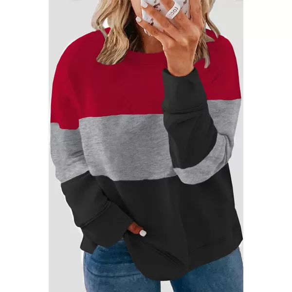 Happy Sailed Womens Tie Dye Printed Sweatshirt Loose Casual Long Sleeve Crewneck Striped Pullover Tops