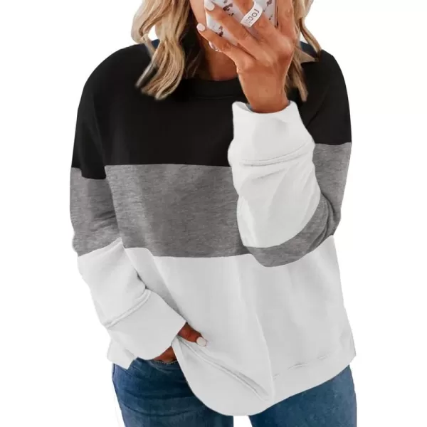 Happy Sailed Womens Tie Dye Printed Sweatshirt Loose Casual Long Sleeve Crewneck Striped Pullover Tops