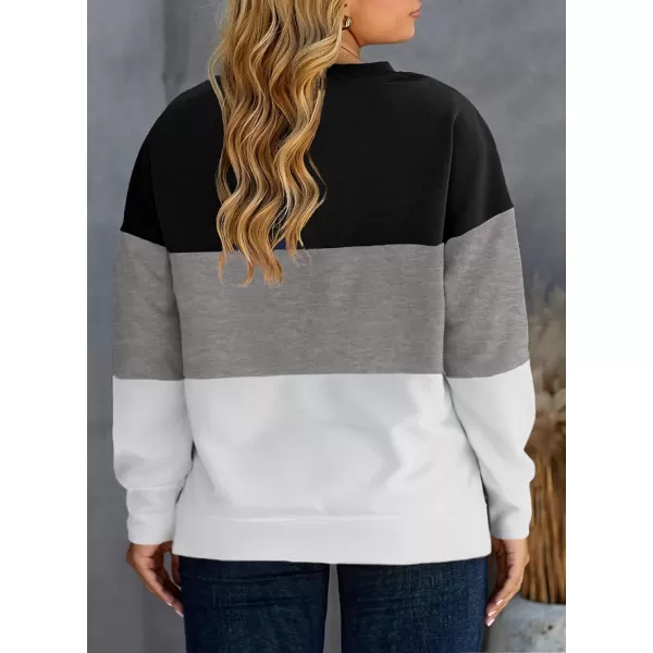 Happy Sailed Womens Tie Dye Printed Sweatshirt Loose Casual Long Sleeve Crewneck Striped Pullover Tops