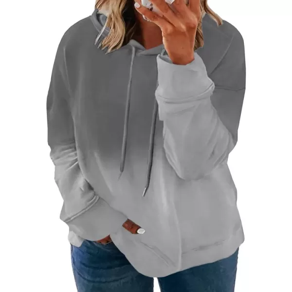 Happy Sailed Womens Tie Dye Printed Sweatshirt Loose Casual Long Sleeve Crewneck Striped Pullover Tops