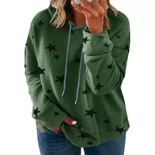 Happy Sailed Womens Tie Dye Printed Sweatshirt Loose Casual Long Sleeve Crewneck Striped Pullover Tops