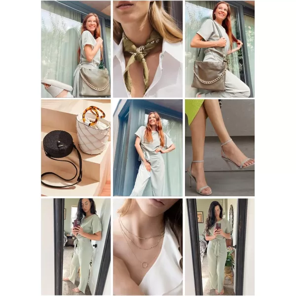 Happy Sailed Women Casual Loose Short Sleeve Belted Wide Leg Pant Romper Jumpsuits