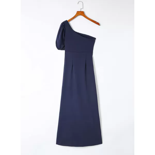 Happy Sailed Womens Formal Dress Batwing Sleeve Waist Belted High Slit Long Maxi Cocktail Party Dresses Evening Gown