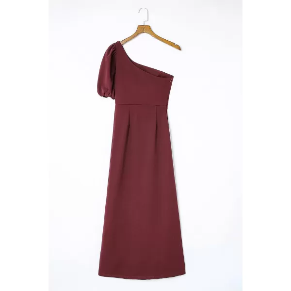 Happy Sailed Womens Formal Dress Batwing Sleeve Waist Belted High Slit Long Maxi Cocktail Party Dresses Evening Gown