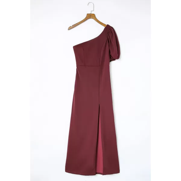 Happy Sailed Womens Formal Dress Batwing Sleeve Waist Belted High Slit Long Maxi Cocktail Party Dresses Evening Gown