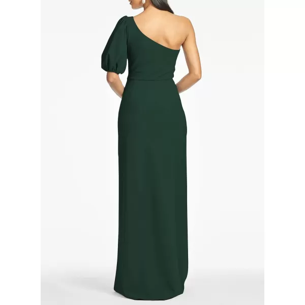 Happy Sailed Womens Formal Dress Batwing Sleeve Waist Belted High Slit Long Maxi Cocktail Party Dresses Evening Gown