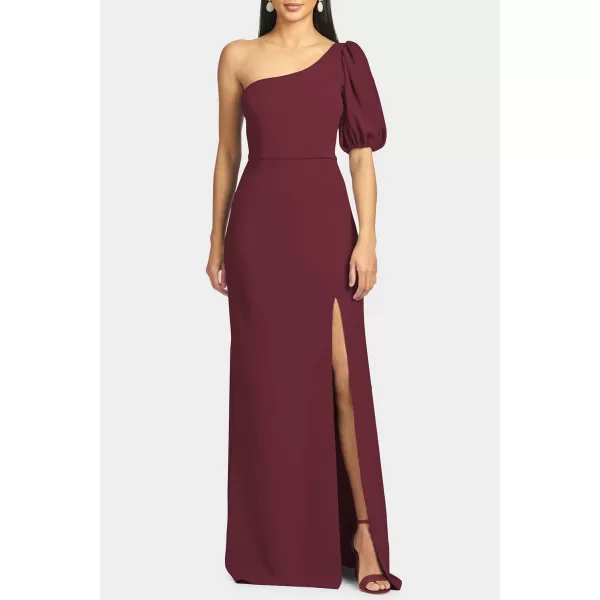 Happy Sailed Womens Formal Dress Batwing Sleeve Waist Belted High Slit Long Maxi Cocktail Party Dresses Evening Gown