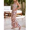 imageHappy Sailed Jumpsuits for Women Summer Casual Floral Print Sleeveless Jumpsuit High Waist Wide Leg Pant Rompers with PocketsBlack
