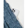 imageHappy Sailed Jumpsuits for Women Summer Casual Floral Print Sleeveless Jumpsuit High Waist Wide Leg Pant Rompers with PocketsBlue