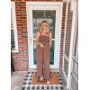 imageHappy Sailed Jumpsuits for Women Summer Casual Floral Print Sleeveless Jumpsuit High Waist Wide Leg Pant Rompers with PocketsBrown
