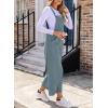 imageHappy Sailed Women Corduroy Overalls Winter Fall Casual Loose Sleeveless Adjustable Strap Wide Leg Jumpsuits with PocketsSky Blue