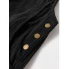imageHappy Sailed Womens Corduroy Overalls Winter Fall Casual Sleeveless Adjustable Strap Wide Leg Long Pants RompersBlack