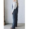 imageHappy Sailed Womens Corduroy Overalls Winter Fall Casual Sleeveless Adjustable Strap Wide Leg Long Pants RompersBlue