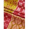 imageHappy Sailed Womens Floral Print Boho Maxi Skirt Elastic High Waist Pleated Ruffle Flowy Long Skirts SXLPrint Orange