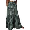 Printed Multicolor Green