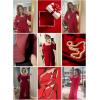 imageHappy Sailed Womens Jumpsuits Dressy Casual High Waisted Pockets Long Sleeve Rompers Beach Fashion Vacation Outfits for WomenRed