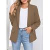 imageHappy Sailed Womens Long Sleeve Blazer Business Casual Open Front Work Office Suit JacketsCoffe